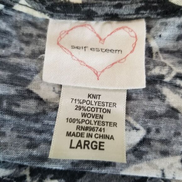 Self Esteem Black Sheer Back Razorback Top - Picture 8 of 8